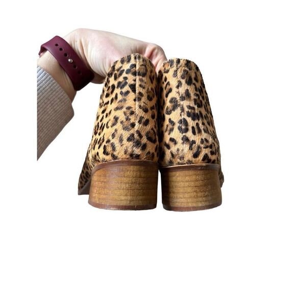 Coconuts by Matisse Leopard Calf Hair Ankle Booties size 7.5 - Picture 4 of 14